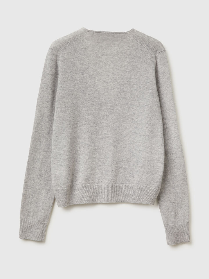 V NECK SWEATER L/S Women image number 5